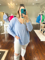 Periwinkle Knit Top