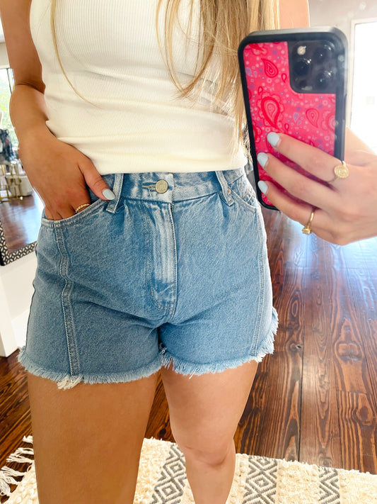 Detail Hem Shorts