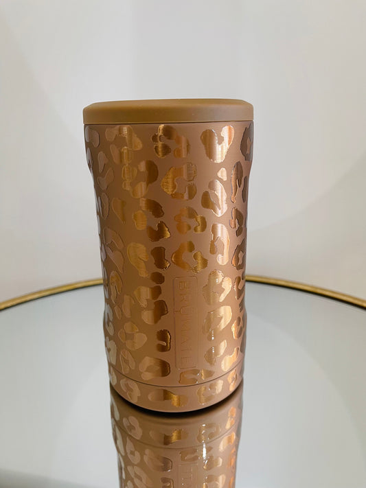 Gold Leopard Bottle Brumate