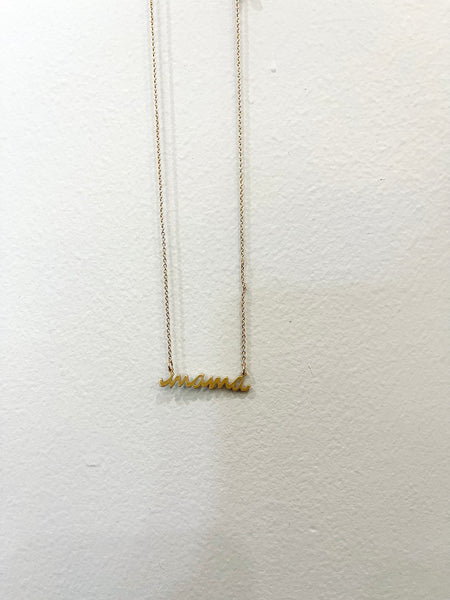 Mama Gold Necklace