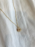 Circle Gold Plate Necklace